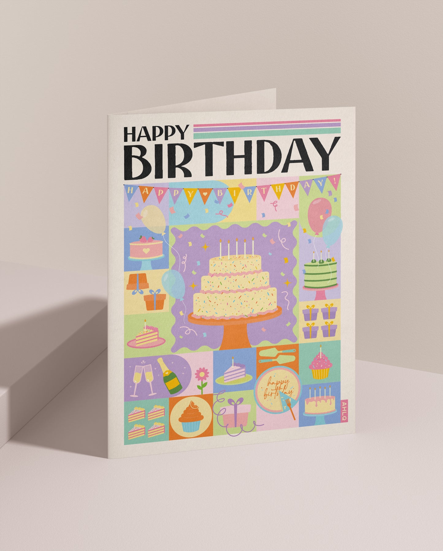 Happy Birthday - Fine Art Giclée Greeting Card
