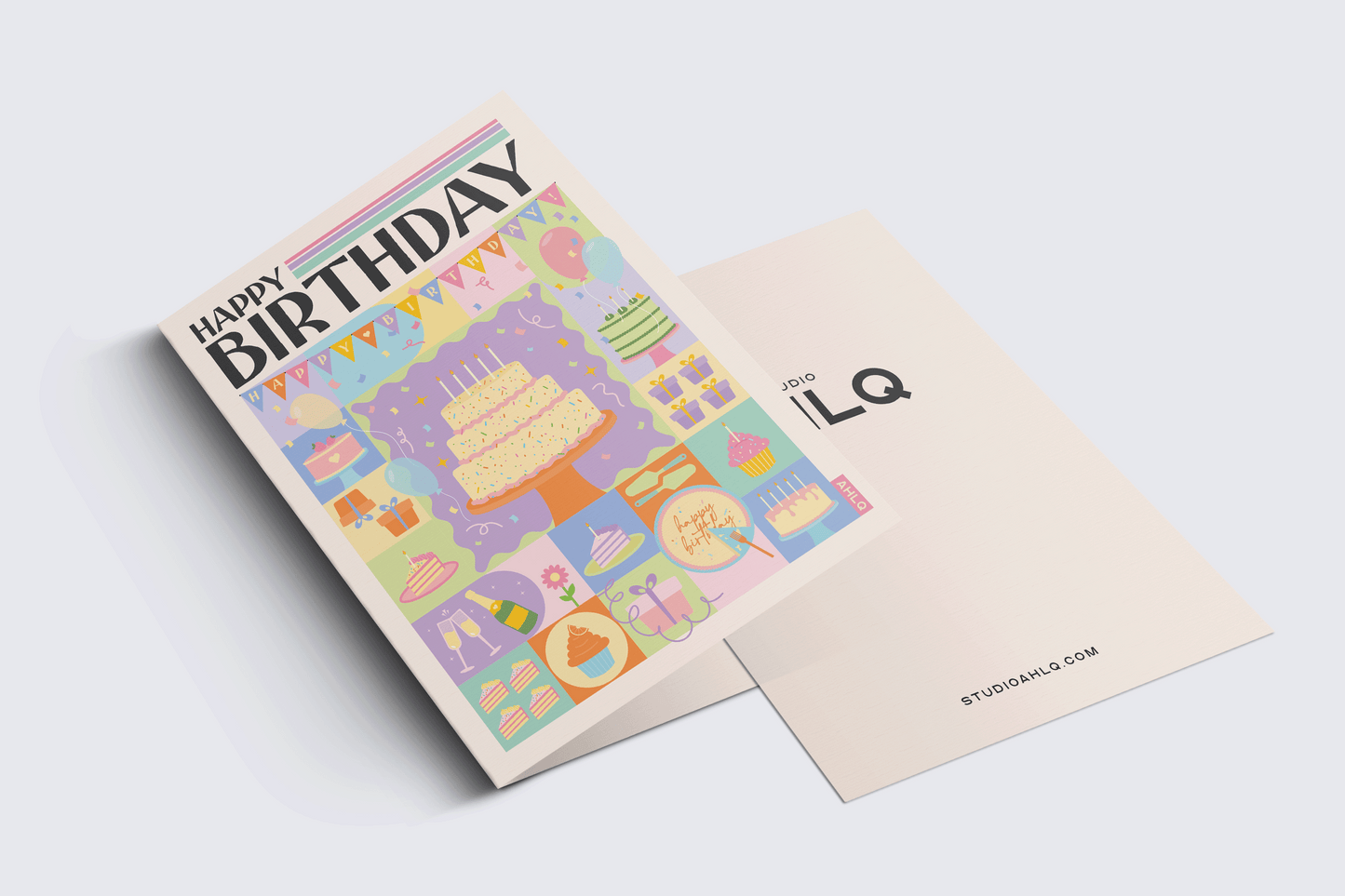 Happy Birthday - Fine Art Giclée Greeting Card