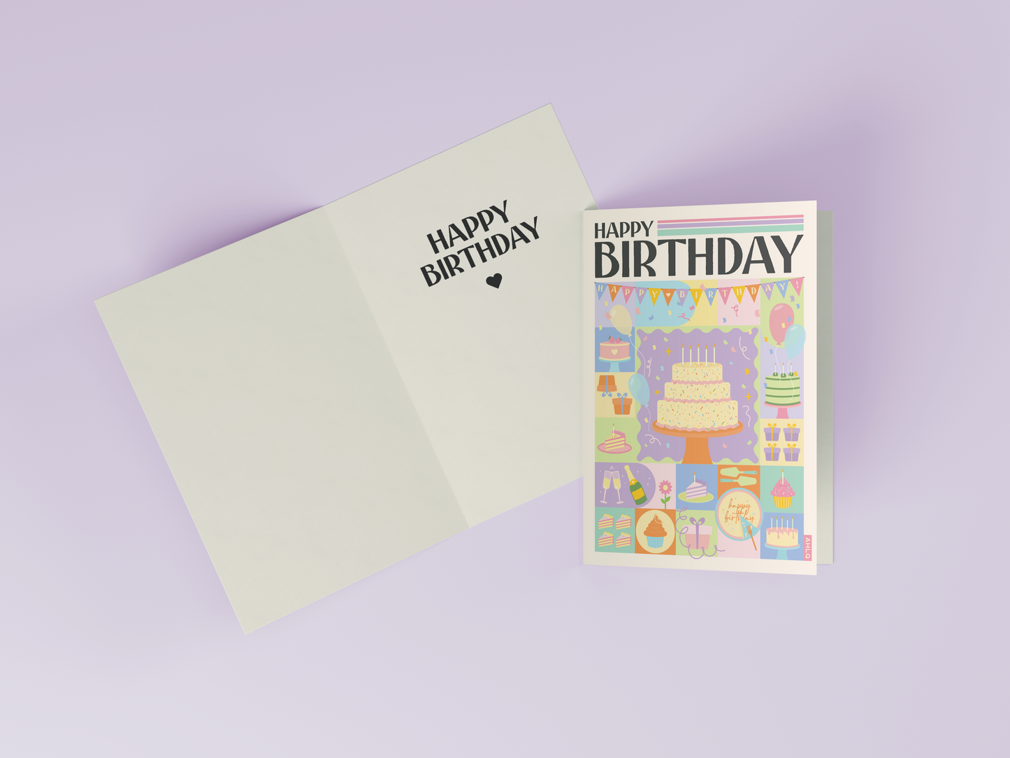 Happy Birthday - Fine Art Giclée Greeting Card